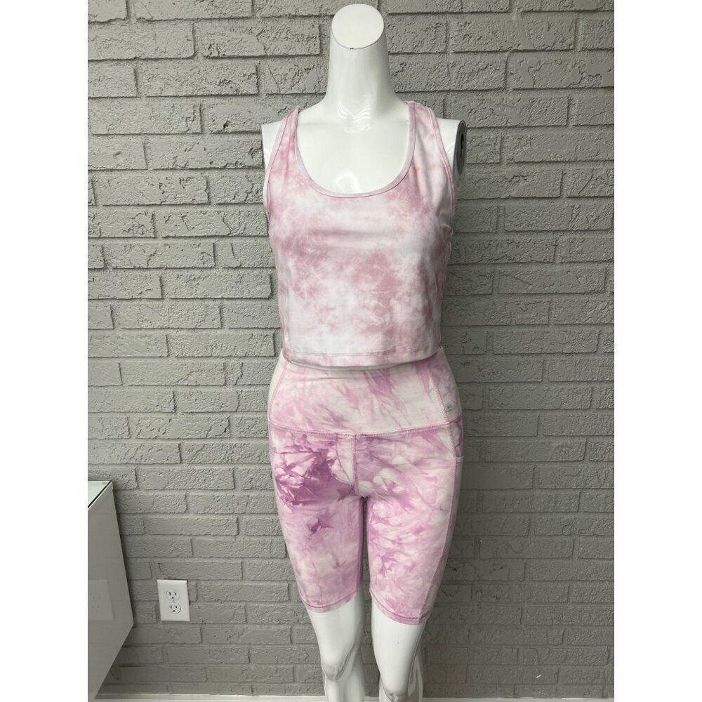 Evolution And Creation Women Tie Dye Pants Workout Set Size L/ M